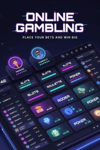 online gambling interface
